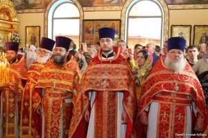 Освящение церкви Матроны Московской